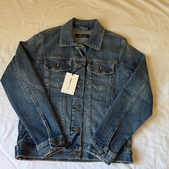 FRANDENIM Jackets & Blazers - Classic Blue Denim Jacket